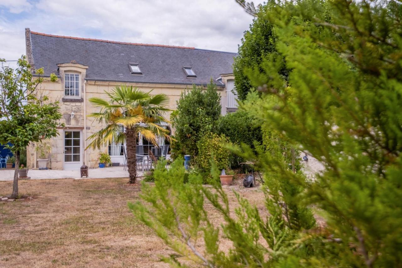 Maison Meslaie - Maison Pour 8 Avec Piscine Beaumont-en-Véron Zewnętrze zdjęcie