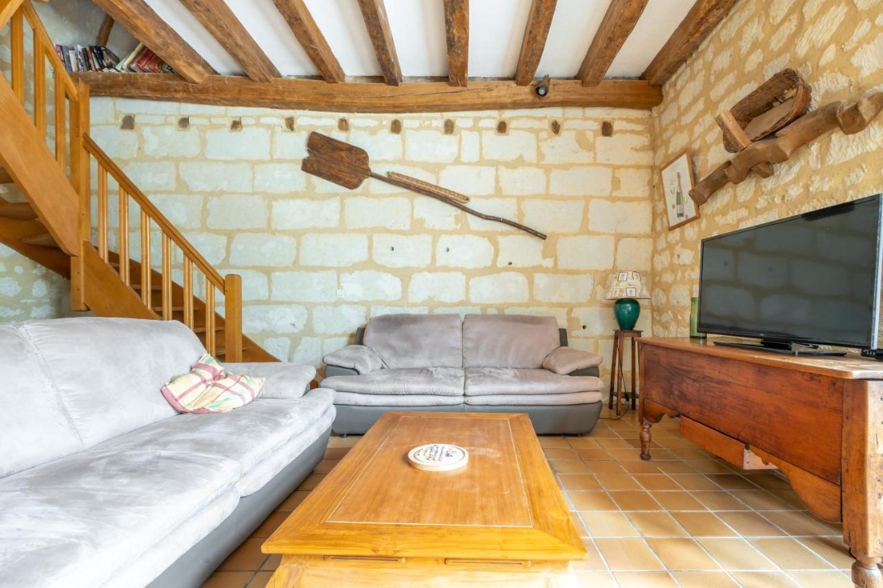 Maison Meslaie - Maison Pour 8 Avec Piscine Beaumont-en-Véron Zewnętrze zdjęcie